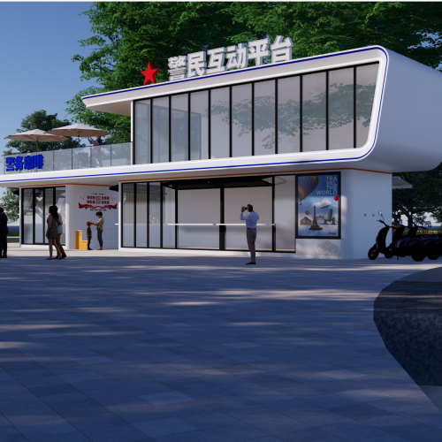 警務(wù)亭休息驛站